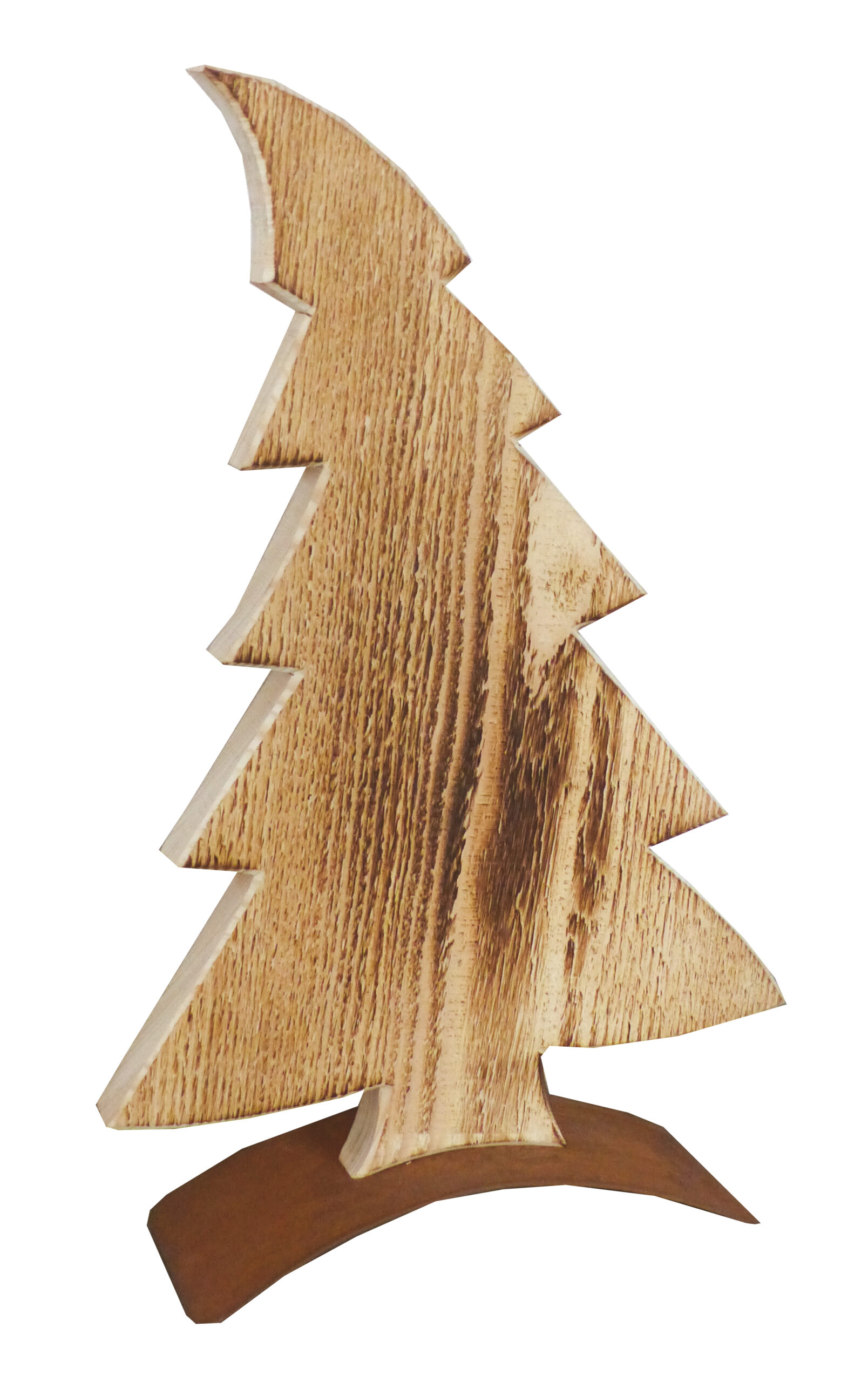 Baum im Wind aus Holz klein angeflammt