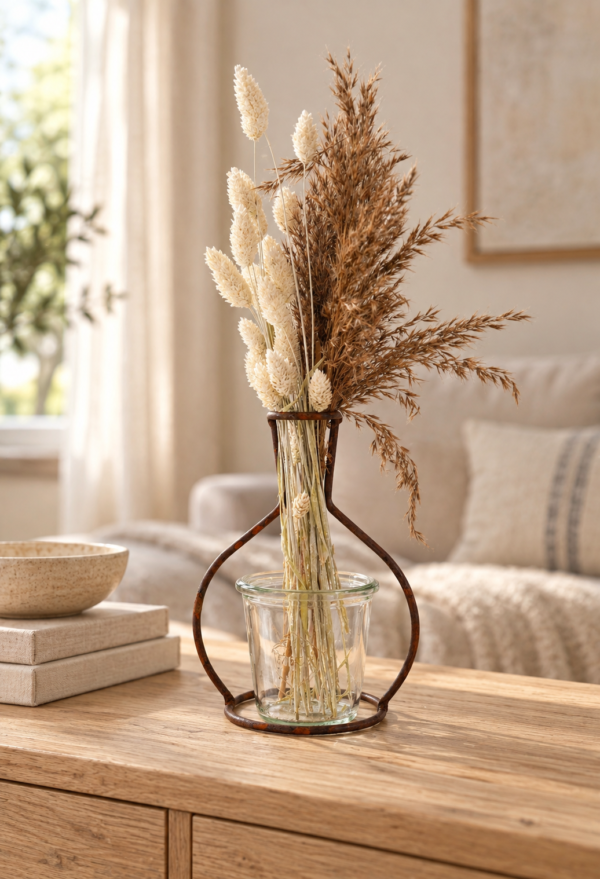 Vase -Simone- inkl. Glaseinsatz -Aktion-