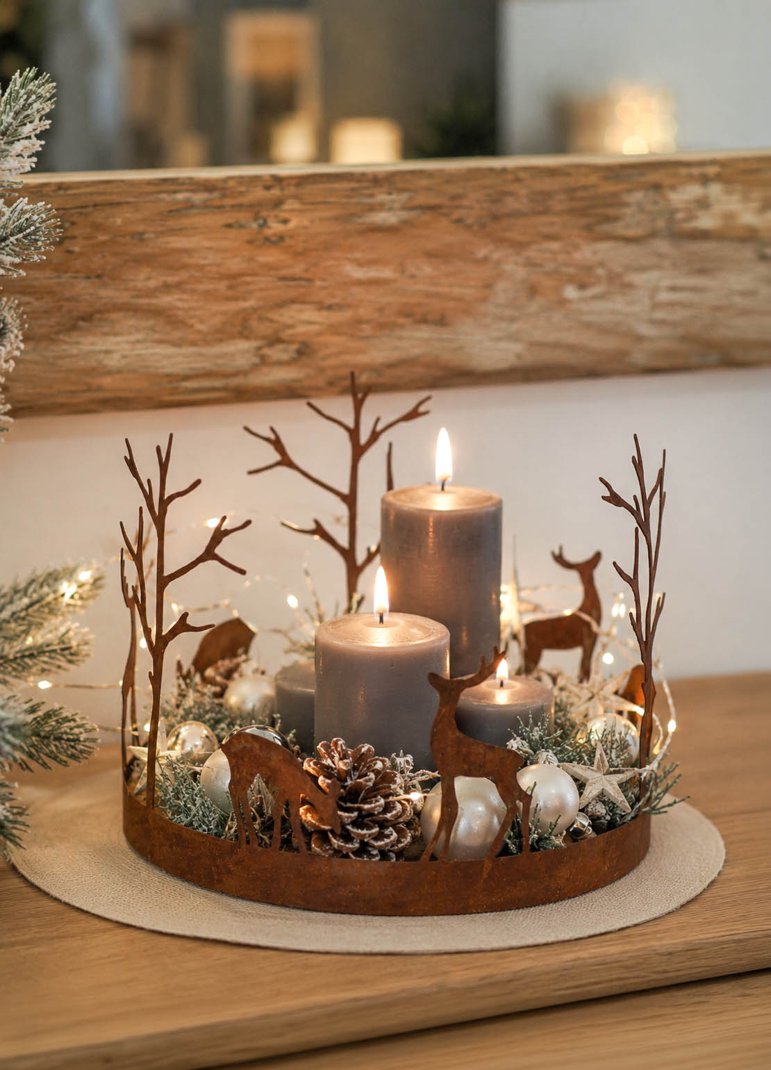 Tablett -Hirsch-