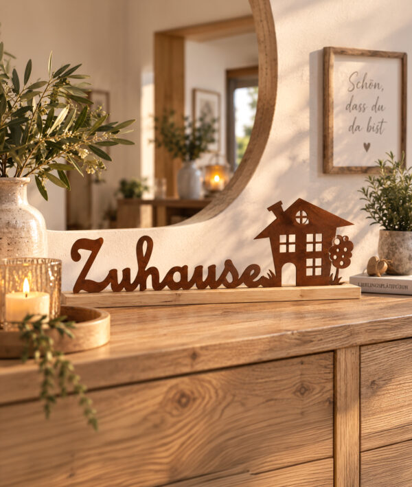 Schriftzug -Zuhause-