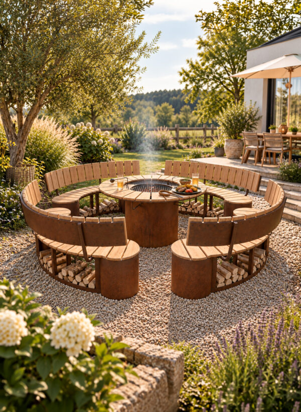 Grill/Feuerstelle -Freiburg- Deluxe
