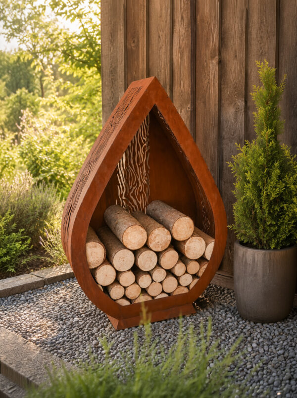 Holzregal -Karlsbad-
