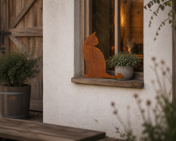 Katze -Tom- sitzend